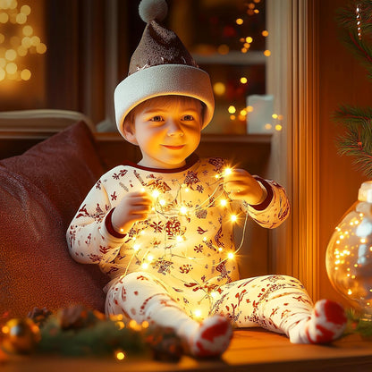 Minetom Fairy Lights Plug in – Cozy Bedroom Ambient Lighting with Flexible Silver Wire and Warm White Glow