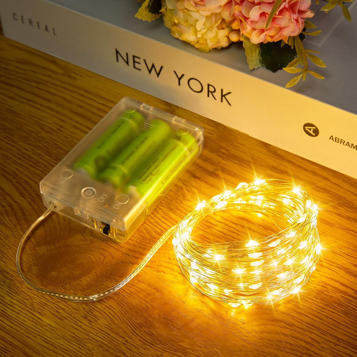 Minetom Fairy String Lights – Thoughtful Birthday Gift for Mom & Her, Cozy Bedroom Decor with Warm Glow
