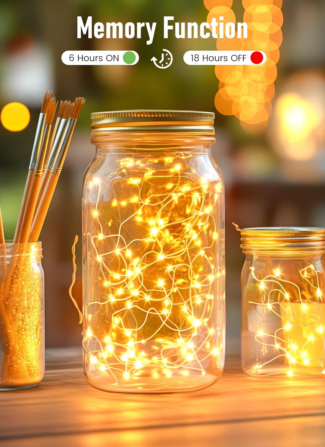 Minetom Twinkle Fairy Lights – 33 ft Warm Bedroom Decor with 8 Modes and Remote, USB Plug-in String Lights for Cozy Home Ambiance