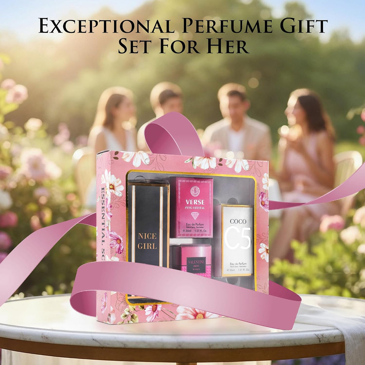 Mood Setting Perfume Ritual Set – 4 Piece 30ml Eau de Parfum Collection for Self Care, Meditation & Evening Relaxation
