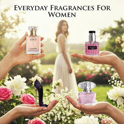 Mood Setting Perfume Ritual Set – 4 Piece 30ml Eau de Parfum Collection for Self Care, Meditation & Evening Relaxation