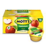 Mott's Gluten Free Cholesterol Free Applesauce Cups - Healthy Snack Choice for Mindful Eating Diet Plans and Daily Vitamins