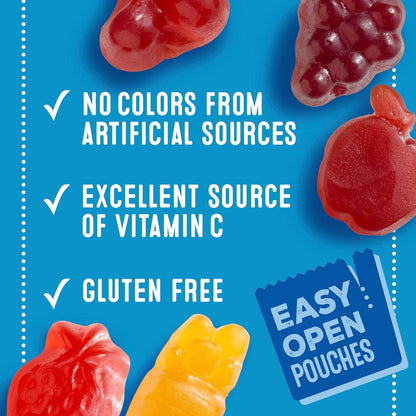 Mott's Fruit Flavored Snacks – Grandparent Friendly Stocking Stuffer for Visiting Grandkids, 22 Pouch Box