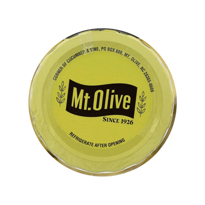 Mount Olive Organic Dill Stuffers – Low-Sodium Seedless Pickle Slices for Kids Lunchboxes, 16 oz
