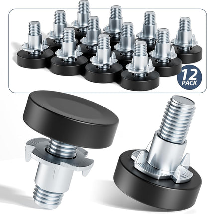 MROCO Furniture Leveling Feet – Home Office Desk Stabilizer, Adjustable Levelers for Wobbly Workstations and Monitor Stands