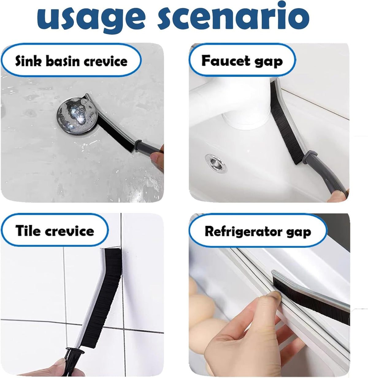 multiple bristle materials (brass, stainless steel, nylon) for surface-specific cleaning from rust removal to delicate polishing