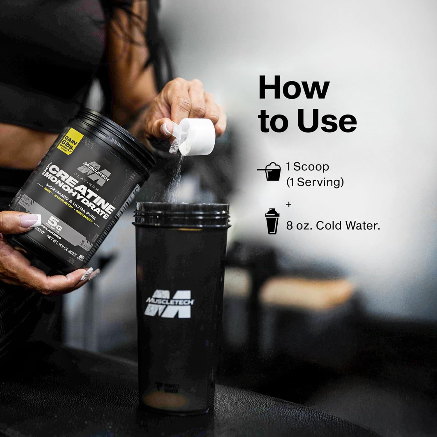MuscleTech Platinum Pure Creatine Monohydrate Powder – Premium HPLC-Tested Supplement for Discerning Strength Athletes