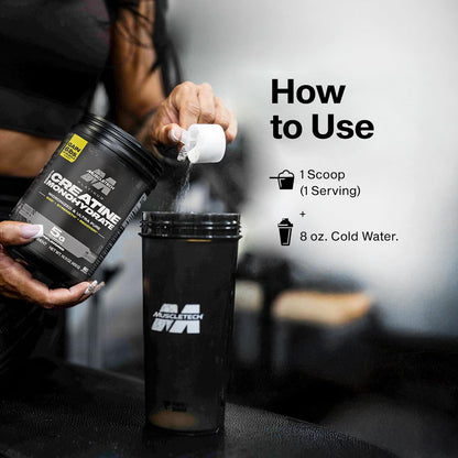 MuscleTech Platinum Pure Creatine Monohydrate Powder – Premium HPLC-Tested Supplement for Discerning Strength Athletes