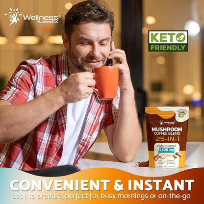 Mushroom Coffee Organic Instant – Less Is More Brew for the Capsule Coffee Exiter Seeking Simplicity