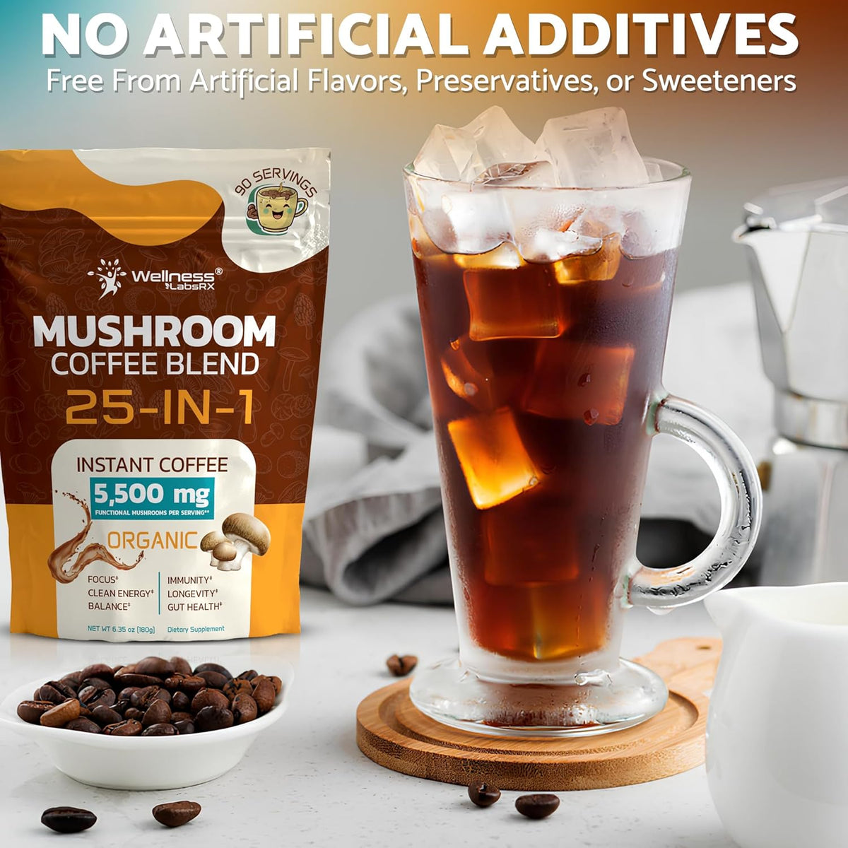 Mushroom Coffee Organic Instant – Less Is More Brew for the Capsule Coffee Exiter Seeking Simplicity