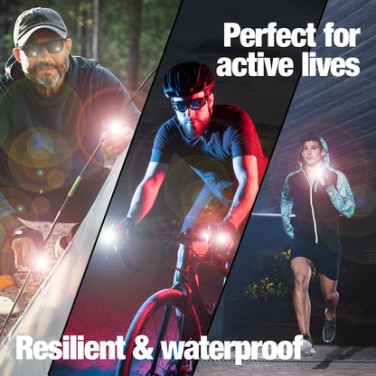 Mylivell LED Flashlight Gloves – Unique Father's Day Gift for Dad, Handsfree Tool for Night Fishing and Garage Repairs