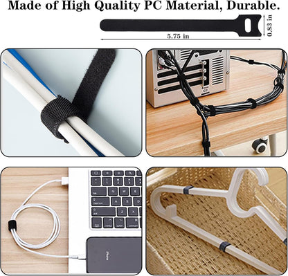 N NOROCME 192-Piece Cable Management Kit — Minimalist Home Office for Clean-Line Living
