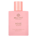 Bellavita Luxury ROSE Eau de Parfum – Elegant 100 ml Signature Scent for Evening Events and Date Nights