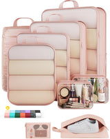 Veken Compression Travel Cubes – Smart Packing Method for Business Travelers and Home Office Organization Routines