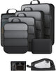 Black(Toiletry Bag) - 8 set