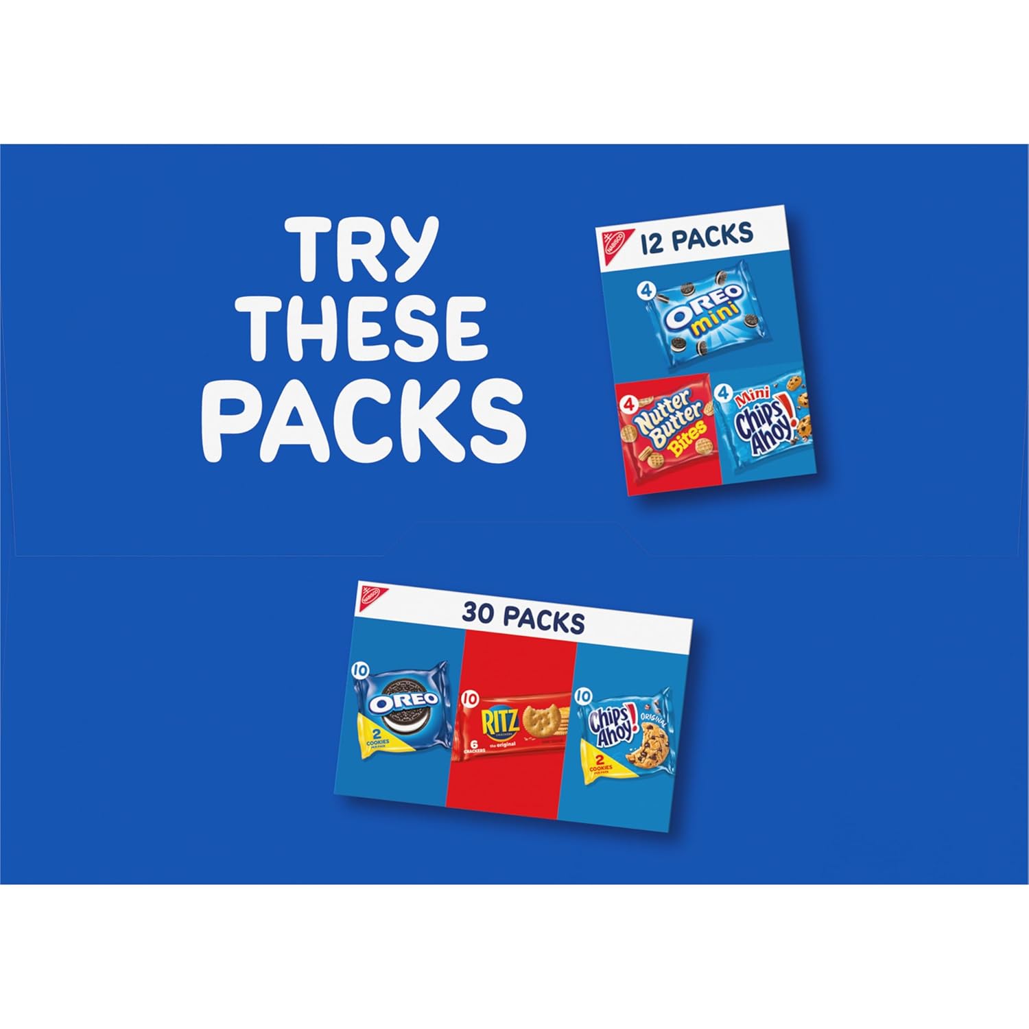 Nabisco Classic Mix Variety Pack – Office Snack Drawer Staple for Break Rooms and Conference Tables, 20 Single-Serve Packs