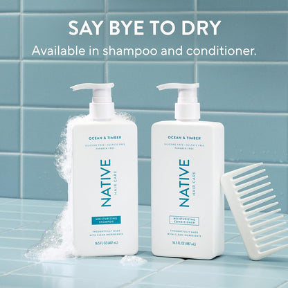 Native 2-Pack Hair Care – Simple Capsule for Shared Family Shower, Sulfate-Free Vegan Shampoo and Conditioner