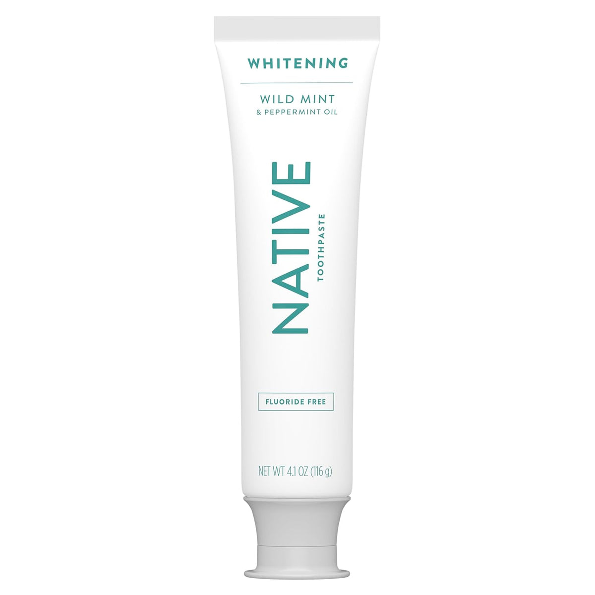 Native Fluoride Free Toothpaste – Minimalist Clean Bathroom Essentials with 12 Ingredients, 4.1oz (Pack of 3)