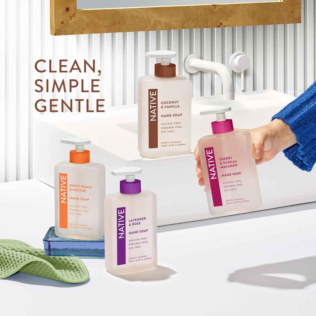 Native Hand Soap – Coconut & Vanilla Daily Hand Wash Ritual for Soft, Hydrated Skin
