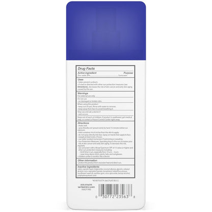 Native Mineral Sunscreen Spray SPF 30 – Single-Active Mineral Sun Care for Irritation-Prone & Allergy-Sensitive Skin, 7 oz