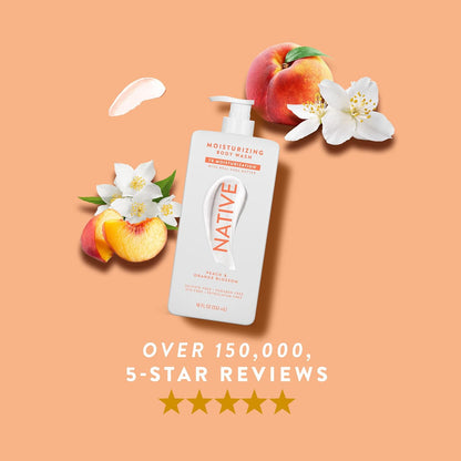 Native Moisturizing Body Wash – Shea Butter & Almond | Premium 18 oz Cleanser for Elevated Master Bathroom
