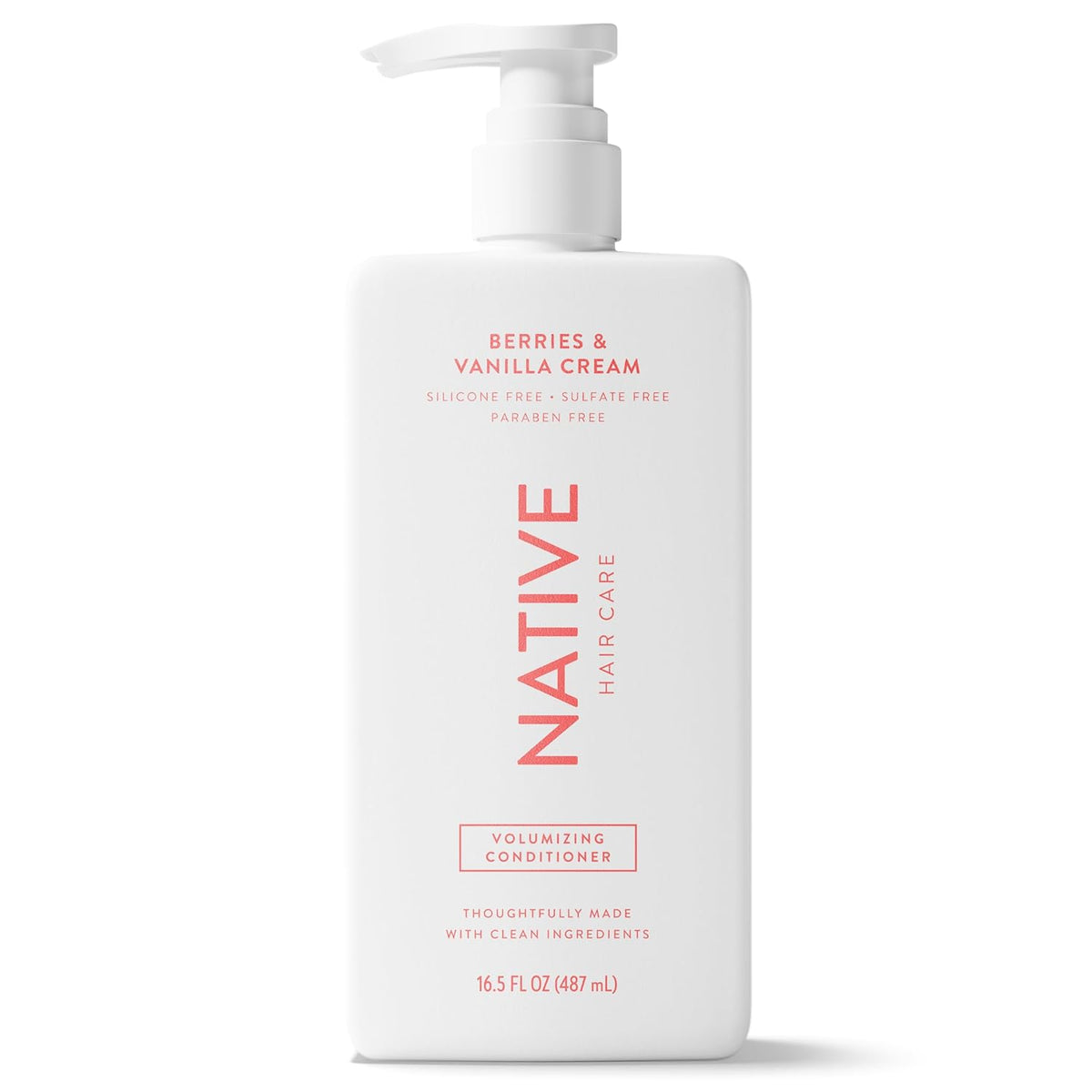 Native Volumizing Conditioner Berries & Vanilla Cream – Self-Care Shower Ritual for Fine, Flat Hair
