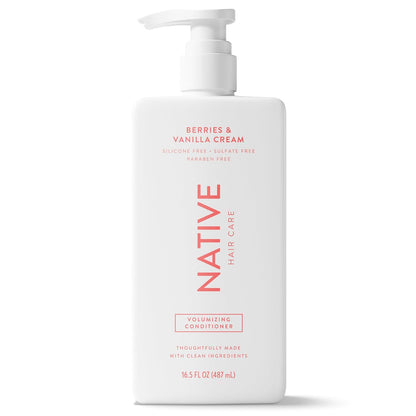 Native Volumizing Conditioner Berries & Vanilla Cream – Self-Care Shower Ritual for Fine, Flat Hair