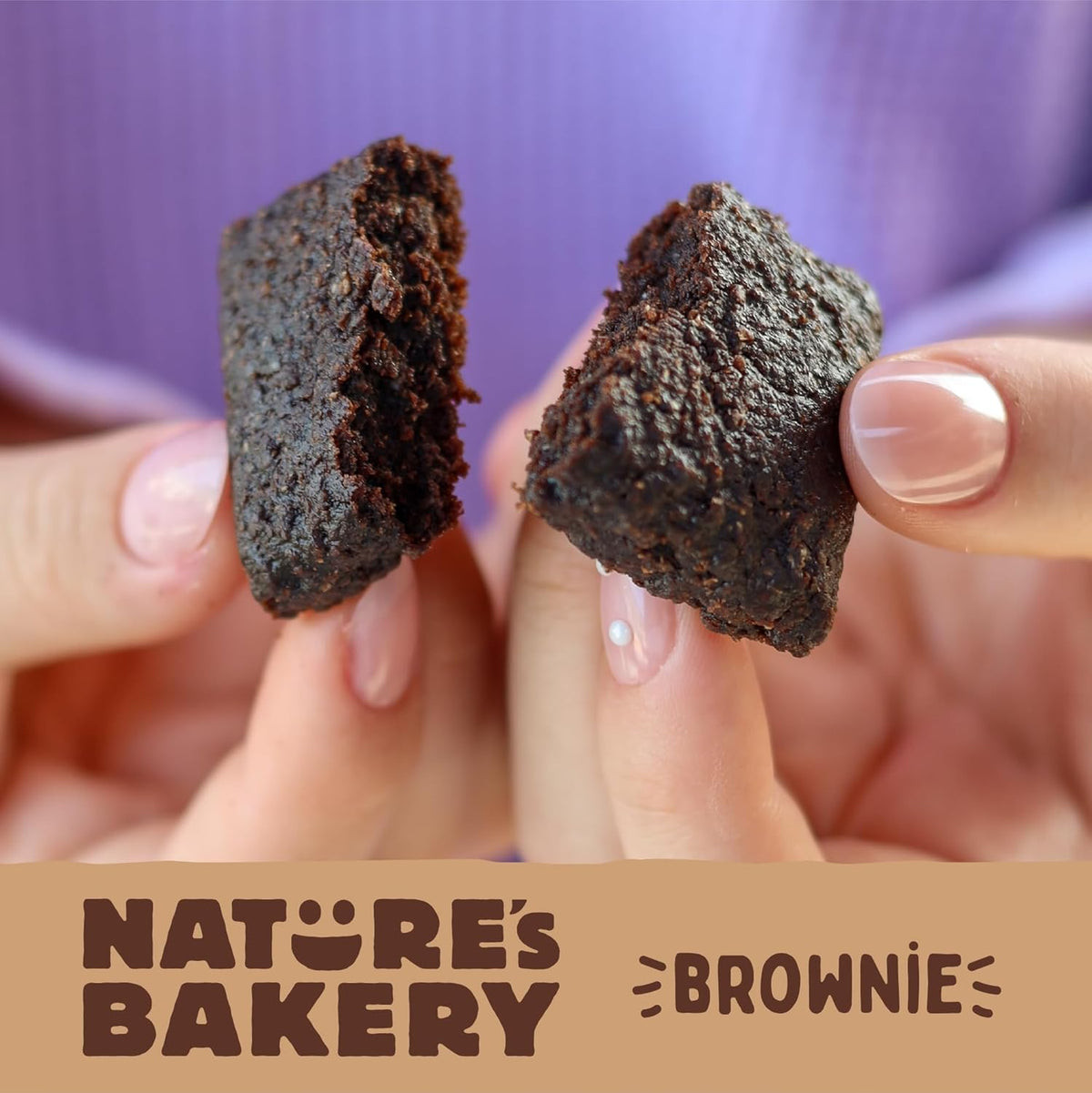 Nature's Bakery Double Chocolate Brownie Bars – Allergen-Conscious Snack for Shared Workspaces and Group Kitchens, Nut-Free
