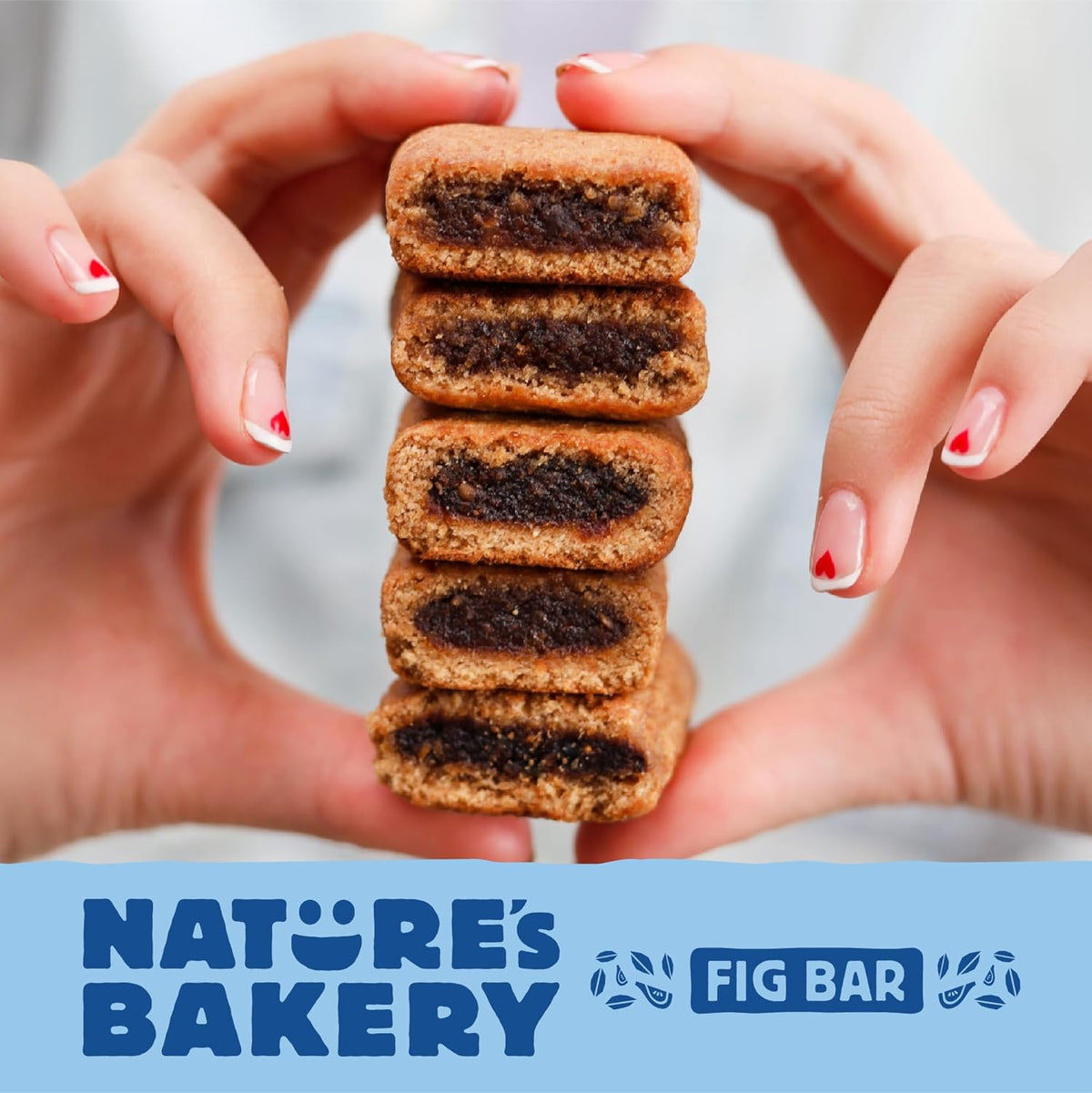 Nature's Bakery Fig Bars – Thoughtful Care Package Snack for College Students, Shelf Stable Twin Packs