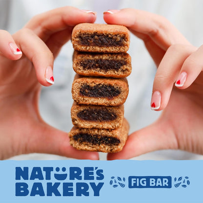 Nature's Bakery Fig Bars – Thoughtful Care Package Snack for College Students, Shelf Stable Twin Packs