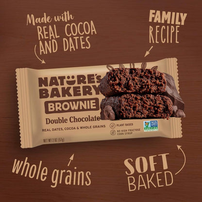 Nature's Bakery Fig Bars Variety Pack – Portable Energy Snack for Hiking and Camping, 28 Count Shelf Stable Trail Bars
