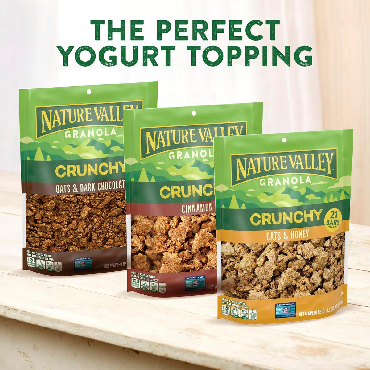 Nature Valley Crunchy Granola Oats and Honey – Pantry Staple for Kids Snacking and School Lunches, 24 oz Pouch