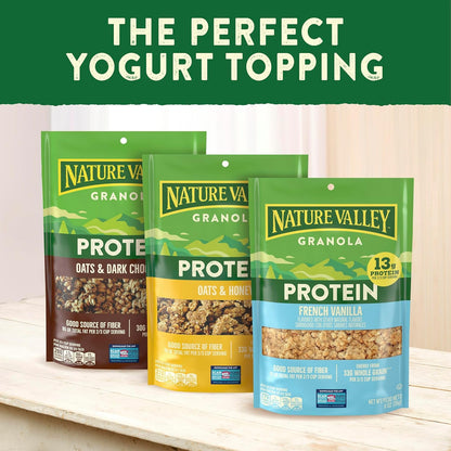 Nature Valley Protein Granola – Thoughtful Care Package for Busy Moms, Family Size 17 oz Pouch