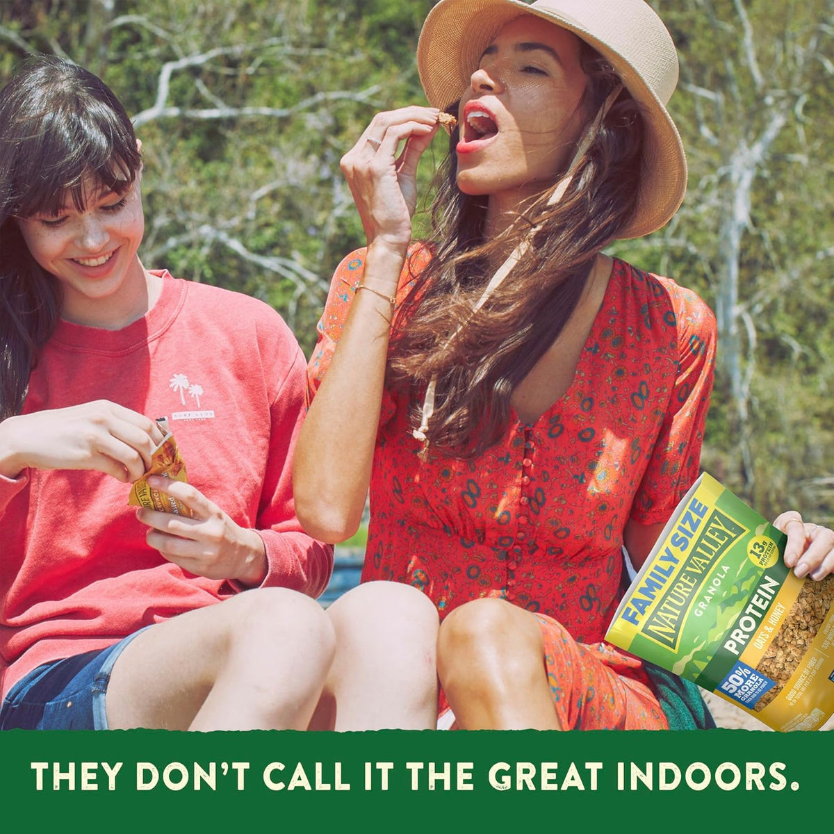 Nature Valley Protein Granola – Thoughtful Care Package for Busy Moms, Family Size 17 oz Pouch