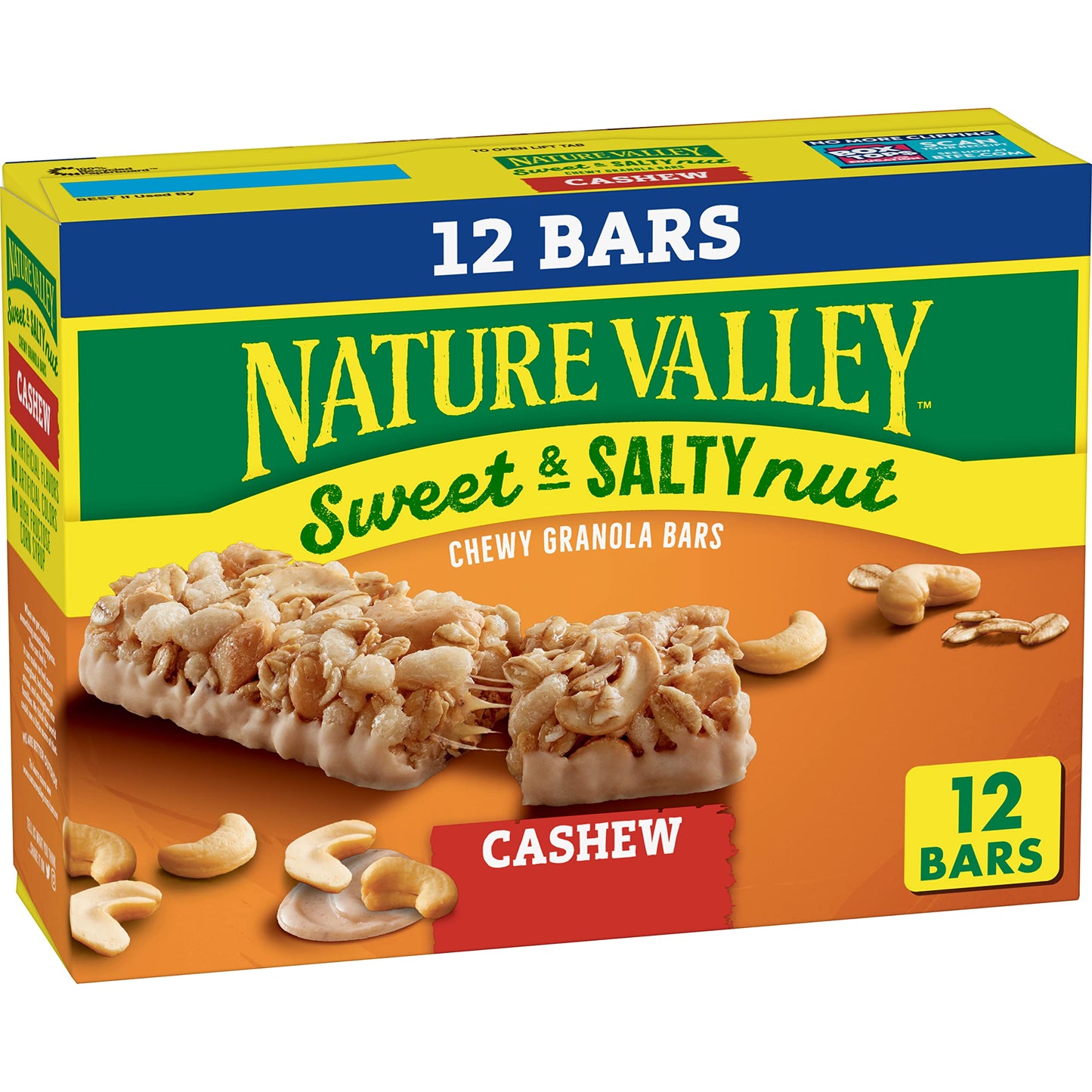Nature Valley Sweet and Salty Nut Granola Bars – Bike Jersey Pocket Snack, Lightweight Bars for Active Days