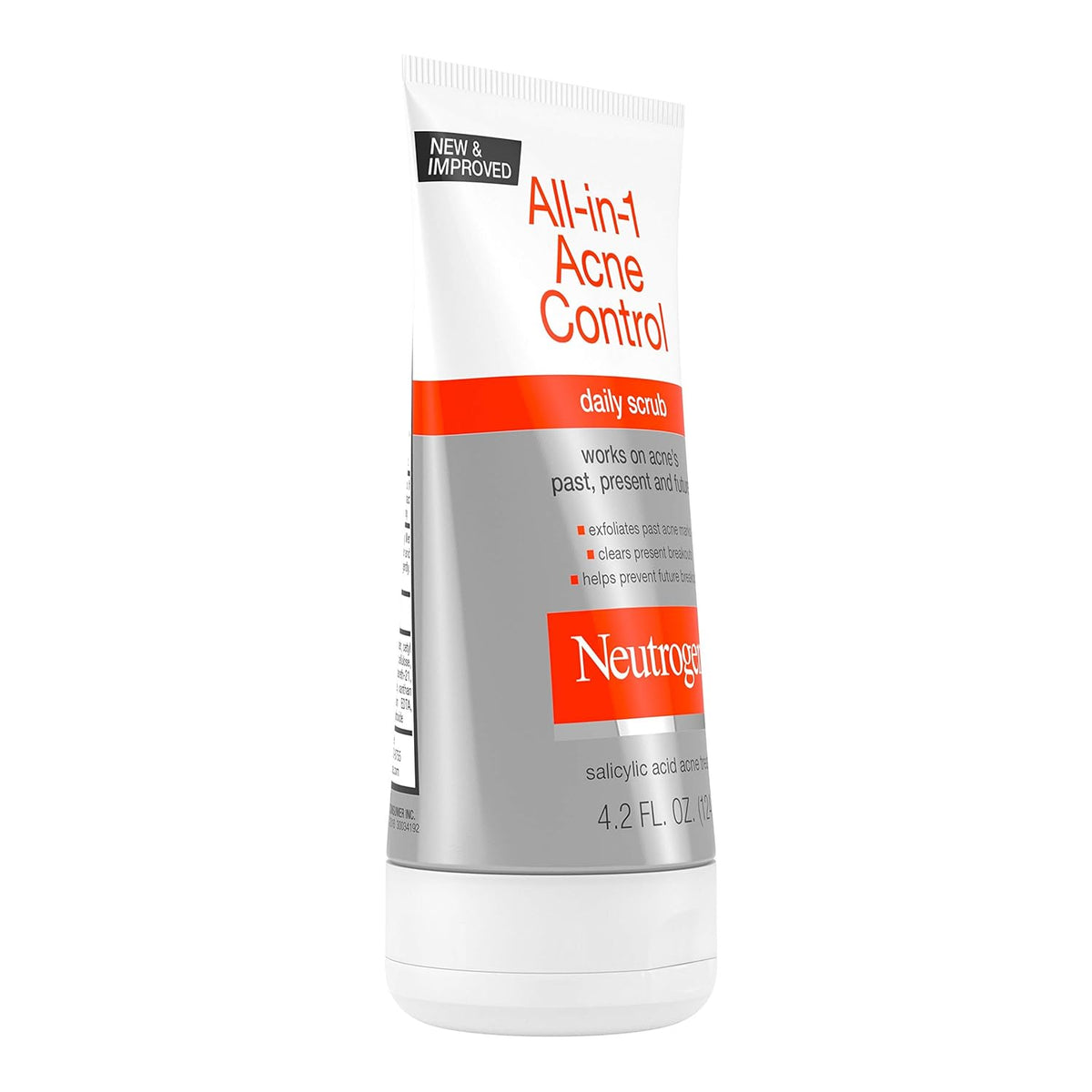Neutrogena All-In-1 Acne Control Daily Face Scrub – Mindful Evening Skincare Ritual for Clearer Skin