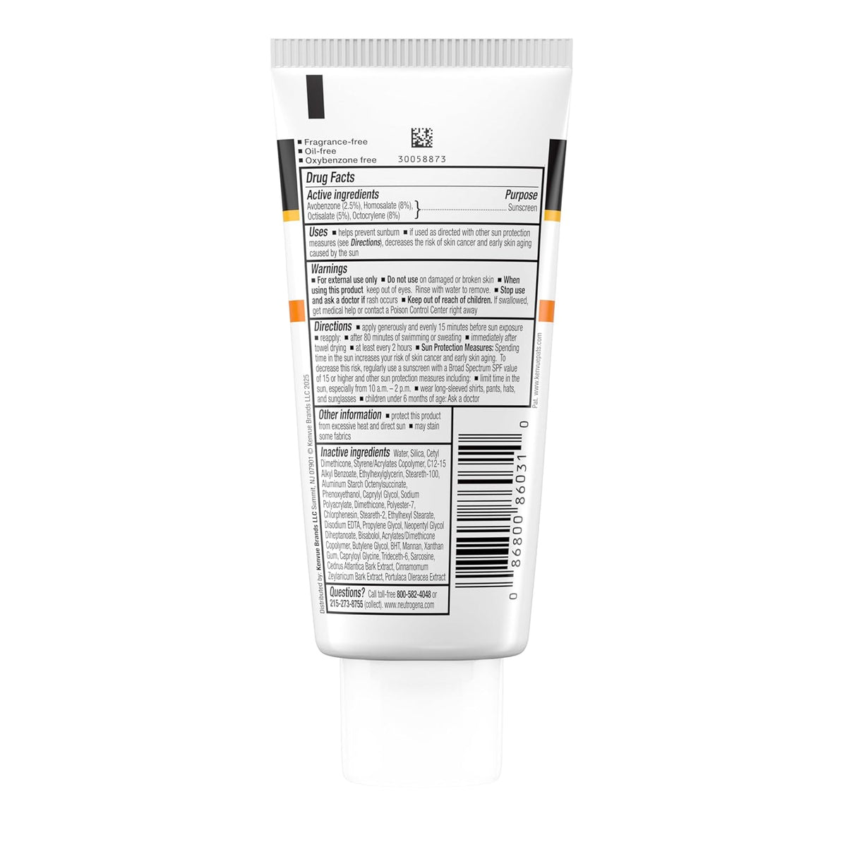 Neutrogena Clear Face Sunscreen Lotion – Clean, Single-Step SPF Moisturizer for Minimalist Vanities