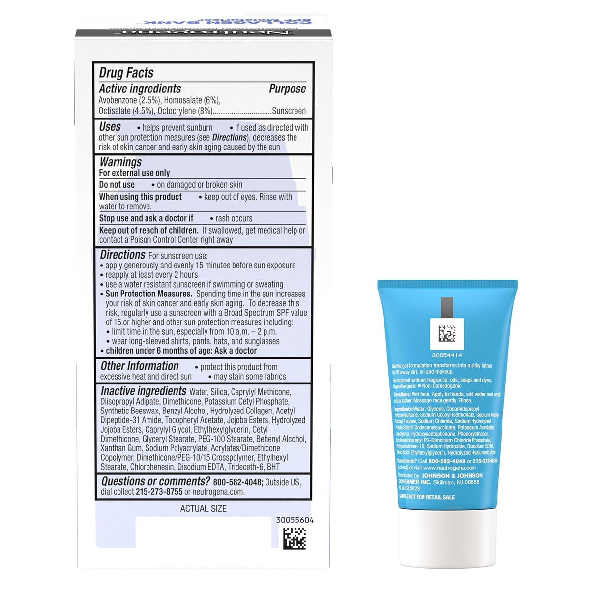 Neutrogena Collagen Bank Face Moisturizer SPF 30 – Sun Protection for Patio and Outdoor Routine, Anti-Aging Defense
