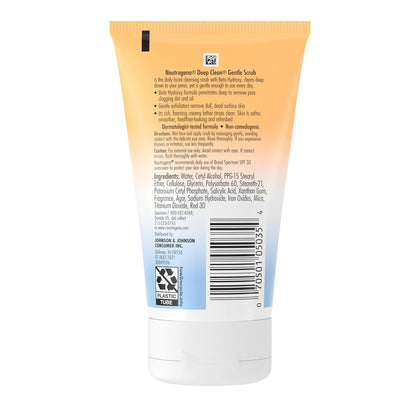 Neutrogena Deep Clean Daily Facial Scrub – Mindful Morning Skincare Ritual for Oily Skin, 4.2 fl. oz