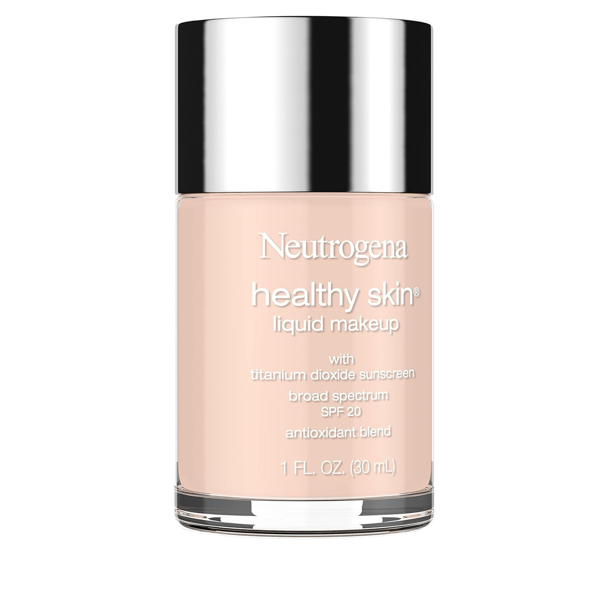 Neutrogena Healthy Skin Liquid Foundation – Sun-Protective Base for Outdoor Days, Broad Spectrum SPF 20