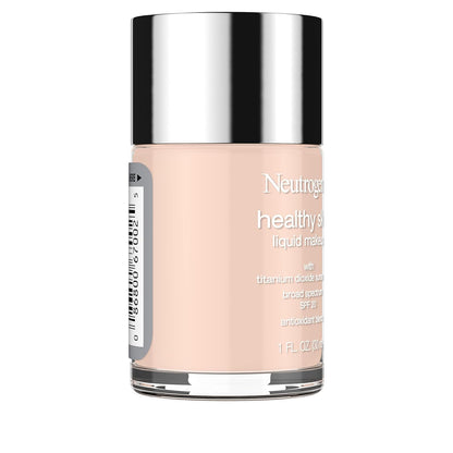 Neutrogena Healthy Skin Liquid Foundation – Sun-Protective Base for Outdoor Days, Broad Spectrum SPF 20