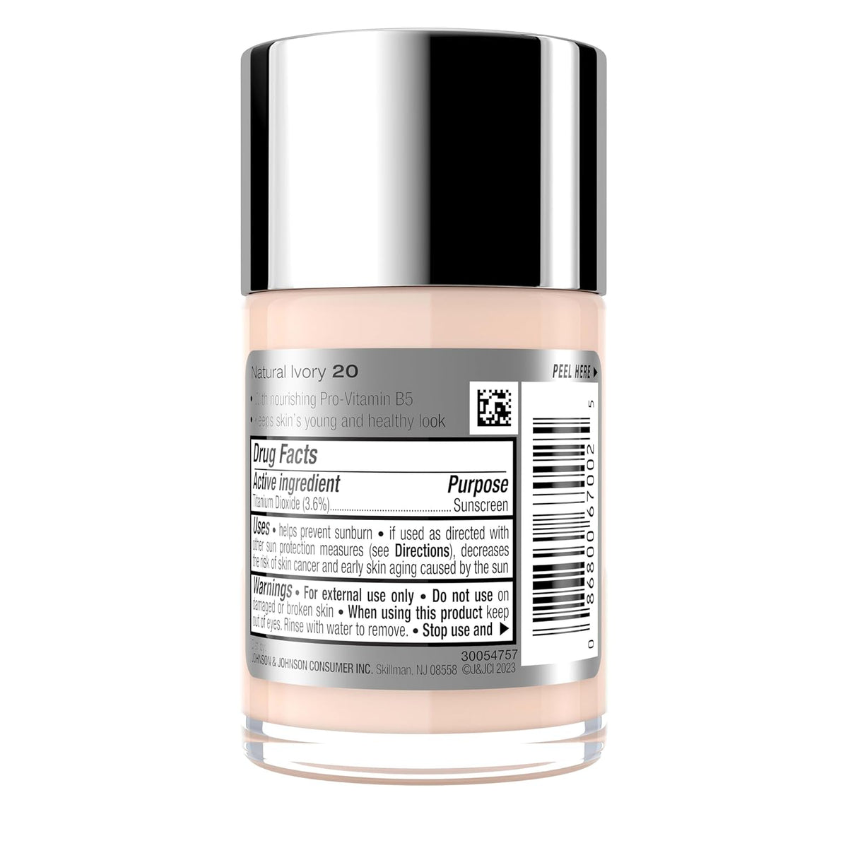 Neutrogena Healthy Skin Liquid Foundation – Sun-Protective Base for Outdoor Days, Broad Spectrum SPF 20