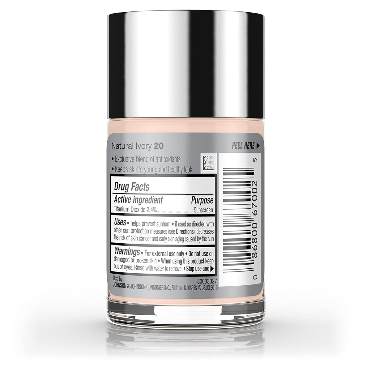 Neutrogena Healthy Skin Liquid Foundation – Sun-Protective Base for Outdoor Days, Broad Spectrum SPF 20