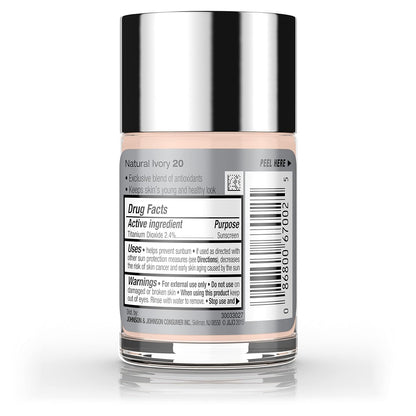 Neutrogena Healthy Skin Liquid Foundation – Sun-Protective Base for Outdoor Days, Broad Spectrum SPF 20