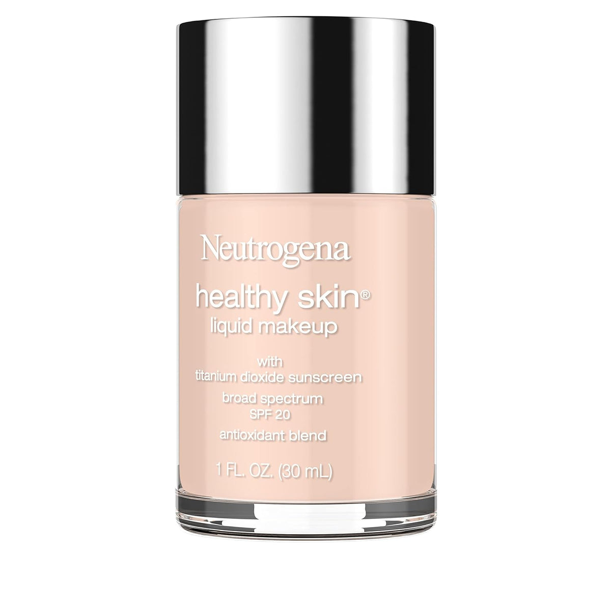 Neutrogena Healthy Skin Liquid Foundation – Sun-Protective Base for Outdoor Days, Broad Spectrum SPF 20
