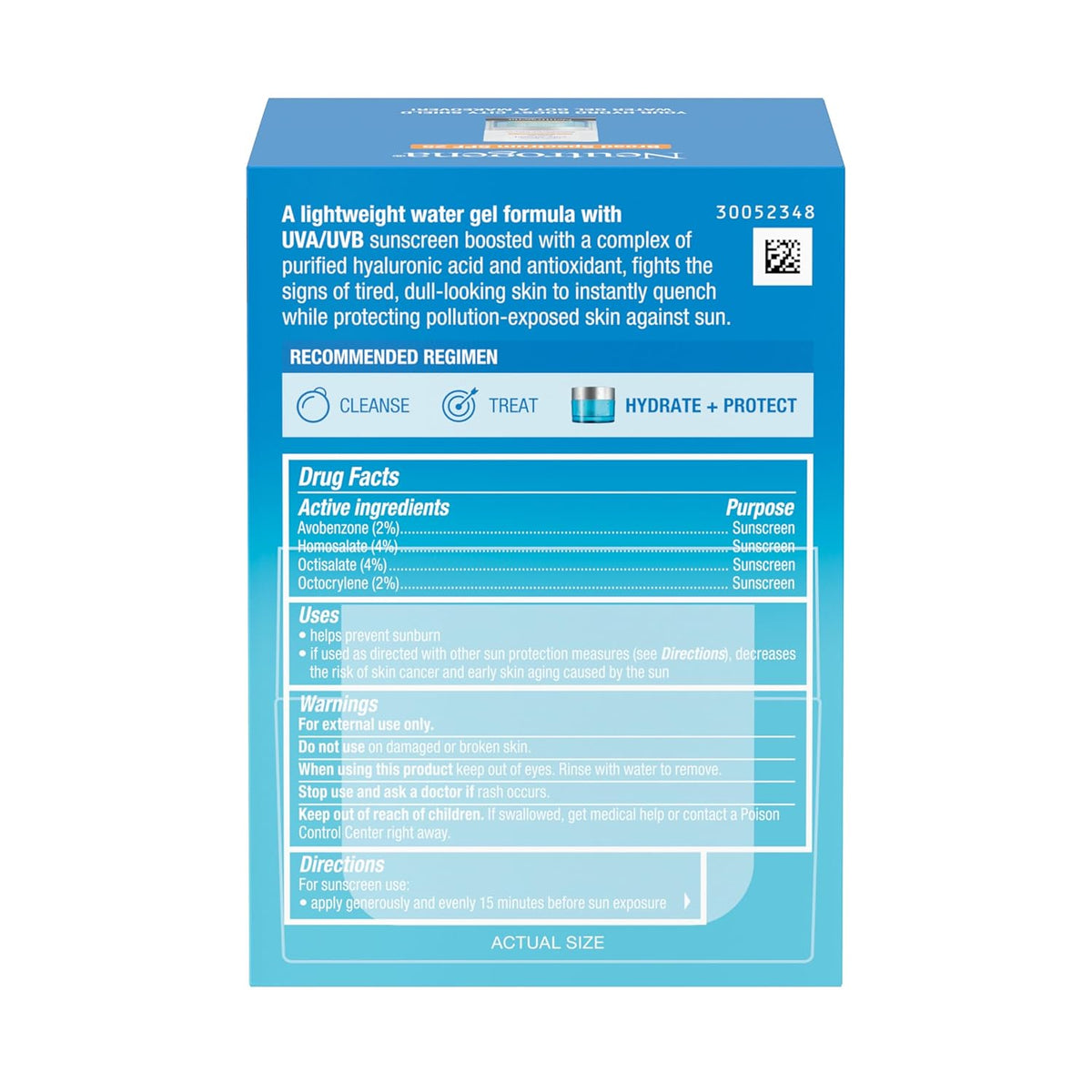 Neutrogena Hydro Boost City Shield Water Gel – Streamlined SPF and Hydration for Uncluttered Vanity