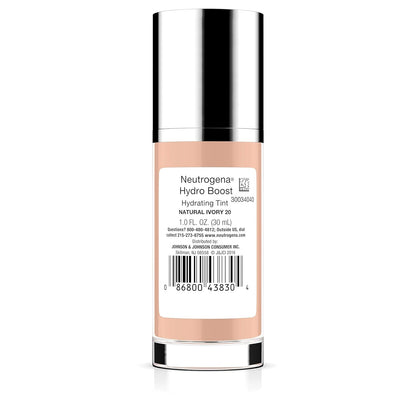 Neutrogena Hydro Boost Hydrating Tint – Thoughtful Birthday Gift for Her, Hyaluronic Acid Tinted Moisturizer in 10 Shades