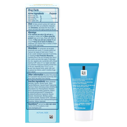 Neutrogena Hydro Boost SPF 50 Hyaluronic Acid Face Moisturizer Fragrance Free – Travel Sized Hydration for Carry On and Weekend Trips