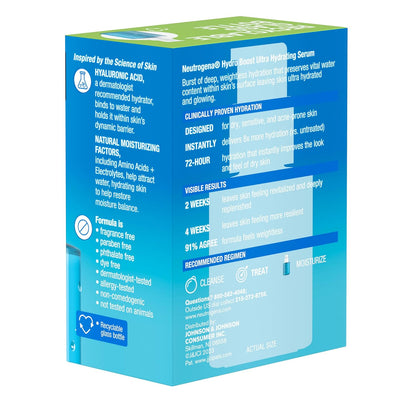 Neutrogena Hydro Boost Ultra Hydrating Serum – Daily Self-Care Ritual for a Calming Morning Skincare Routine