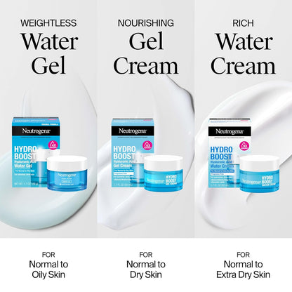 Neutrogena Hydro Boost Water Gel – Hyaluronic Acid Skincare Gift Set for Mom's Birthday or Valentine's Day Surprise